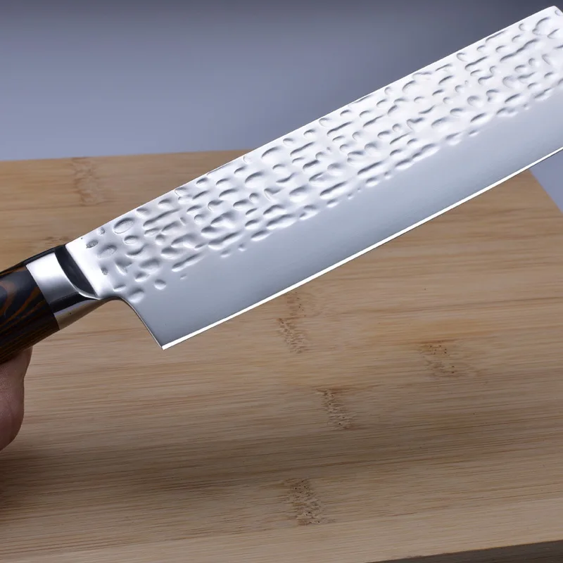 Нож для ковки молота кухонный Дамский нож резки из нержавеющей стали японский