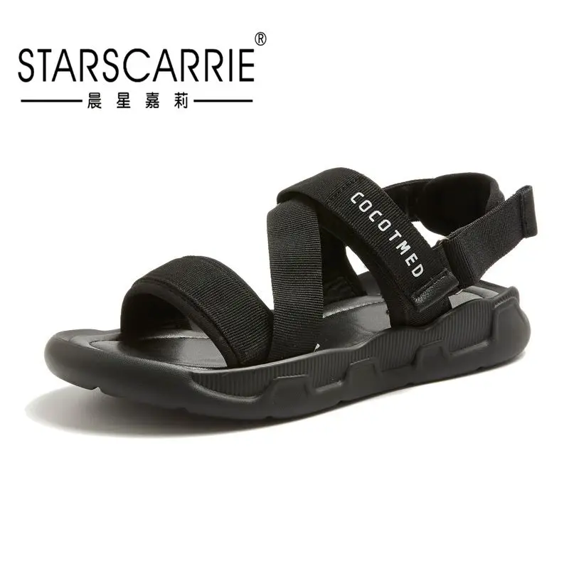 

Повседневные Спортивные стильные сандалии для женщин, Новинка лета 2021, сетчатая красная обувь, универсальная обувь на плоской подошве для с...