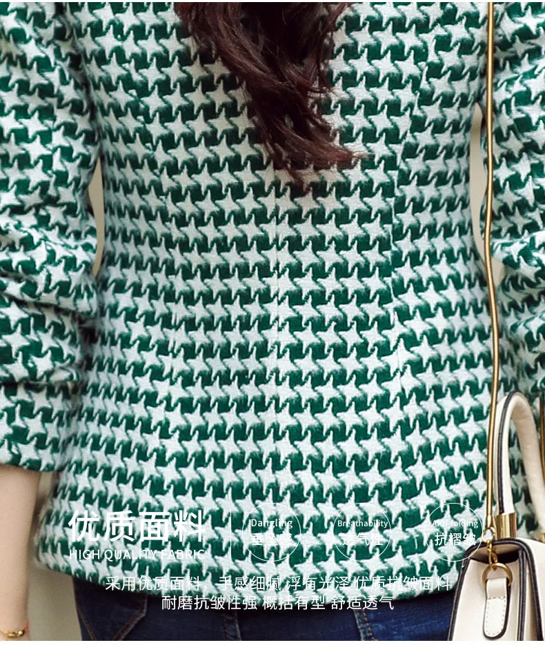 

2020 new casual high quality ladies plaid jacket Temperament long sleeve women blazer Fashion professional office suit