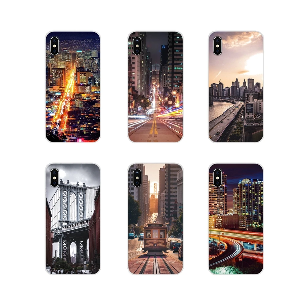 США Сан Франциско города строительный мост для Xiaomi Mi4 Mi5 Mi5S Mi6 Mi A1 A2 5X 6X 8 9 Lite SE Pro Max Mix