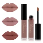 Водостойкая Матовая жидкая губная помада, макияж, красная губа, стойкий блеск, матовая черная губная помада, легко наносится, для женщин и девочек