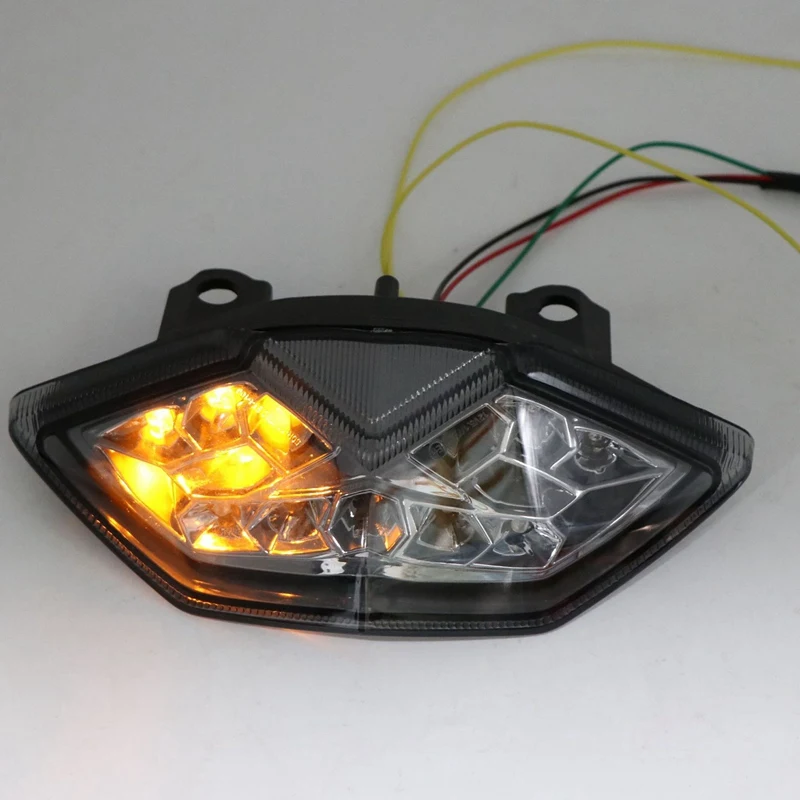 Светодиодный задний фонарь для мотоцикла поворотный сигнал Встроенный