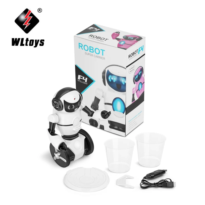 WLtoys F4 WIFI Camera Intelligent Balance RC Robot APP Control Toys for Children Kids Christmas Gift Present VS R1 R2 R3 | Игрушки и