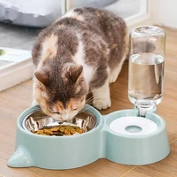 3 style pet cat bowl dog for cats feeder bowls kitten automatic drinking fountain big capacity puppy feeding waterer products
