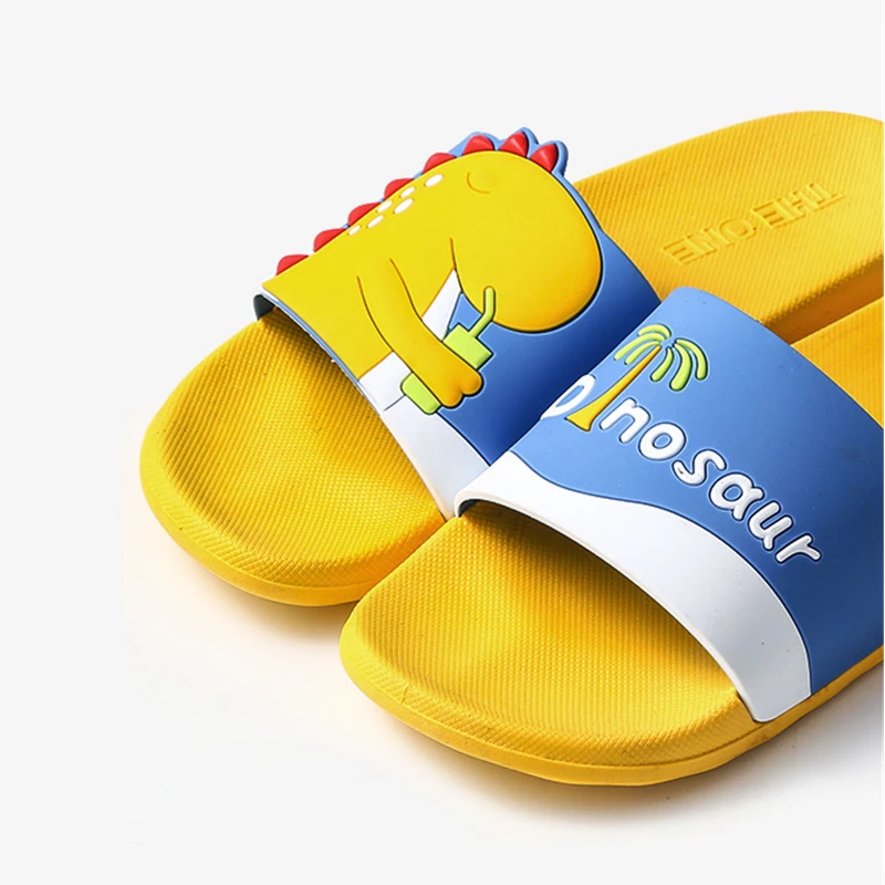 

Cartoon Vacation Dinosaur Women Slippers Summer Non-slip Cartoon Grils Platform Shoes Beach Ladies Slides Sandals