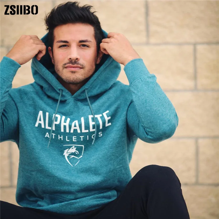 ZSIIBO мужские спортивные толстовки с капюшоном для тренажерных залов фитнеса