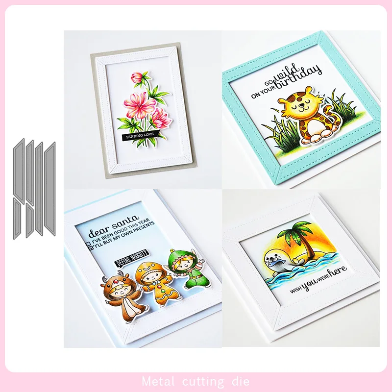 Набор металлических режущих штампов 6 шт. для сделай сам скрапбукинга