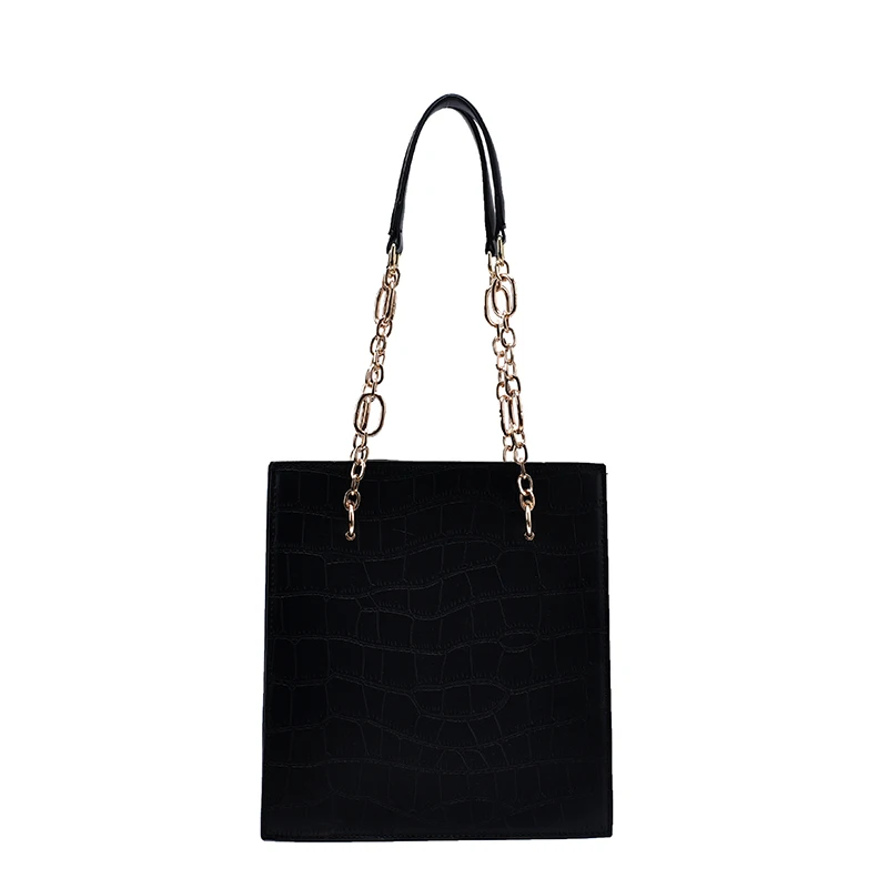 

Small PU Leather Shoulder Bags For Women 2020 Branded Handbags Female Trend Stone Pattern Designer Lady Chain Women's Hand Bag