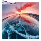 Когда-нибудь момент алмазов картина камни в форме ромба Стразы Байкал пейзаж натуральный искусство подарок Новое поступление мозаичный шов 5L1139