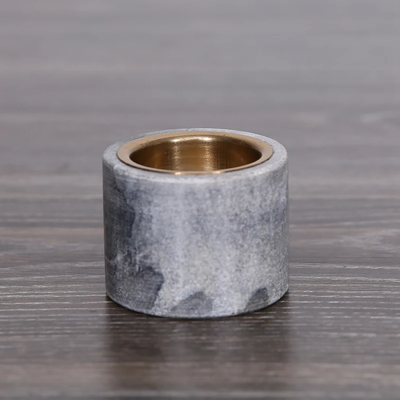 

Morrocan Marble Candlestick Pillar Luxury Modern Candle Holders Bulk Table Centerpiece Porta Velas Wedding Decoration EB50ZT