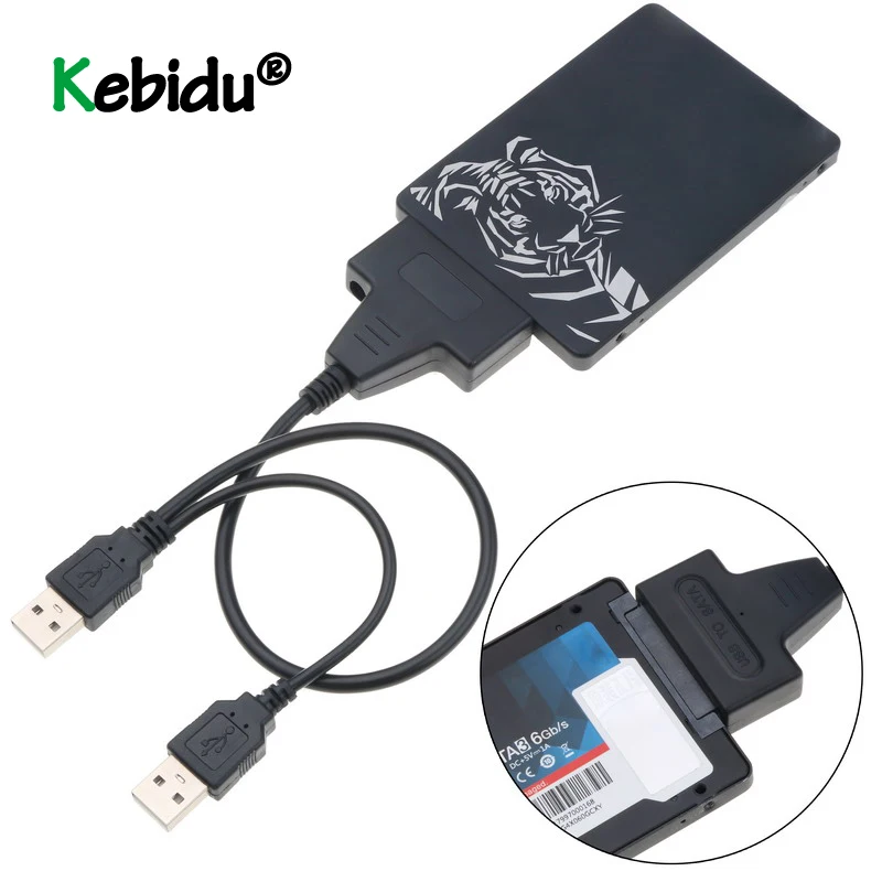 Соединительные кабели для жесткого диска компьютера 2 5 &quot22P 0 USB к SATA кабель