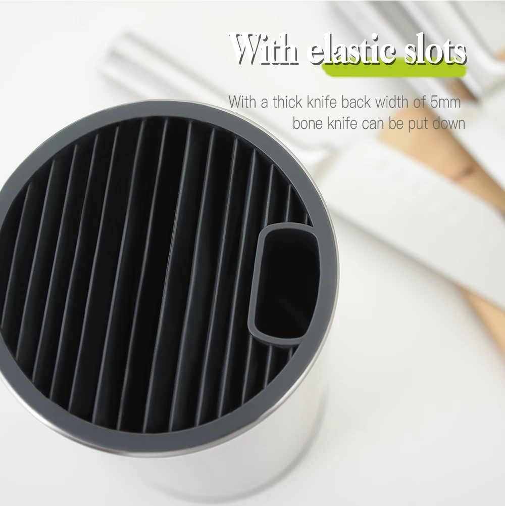 Подставка для ножей из нержавеющей стали Qing брусок точилки разделочная доска