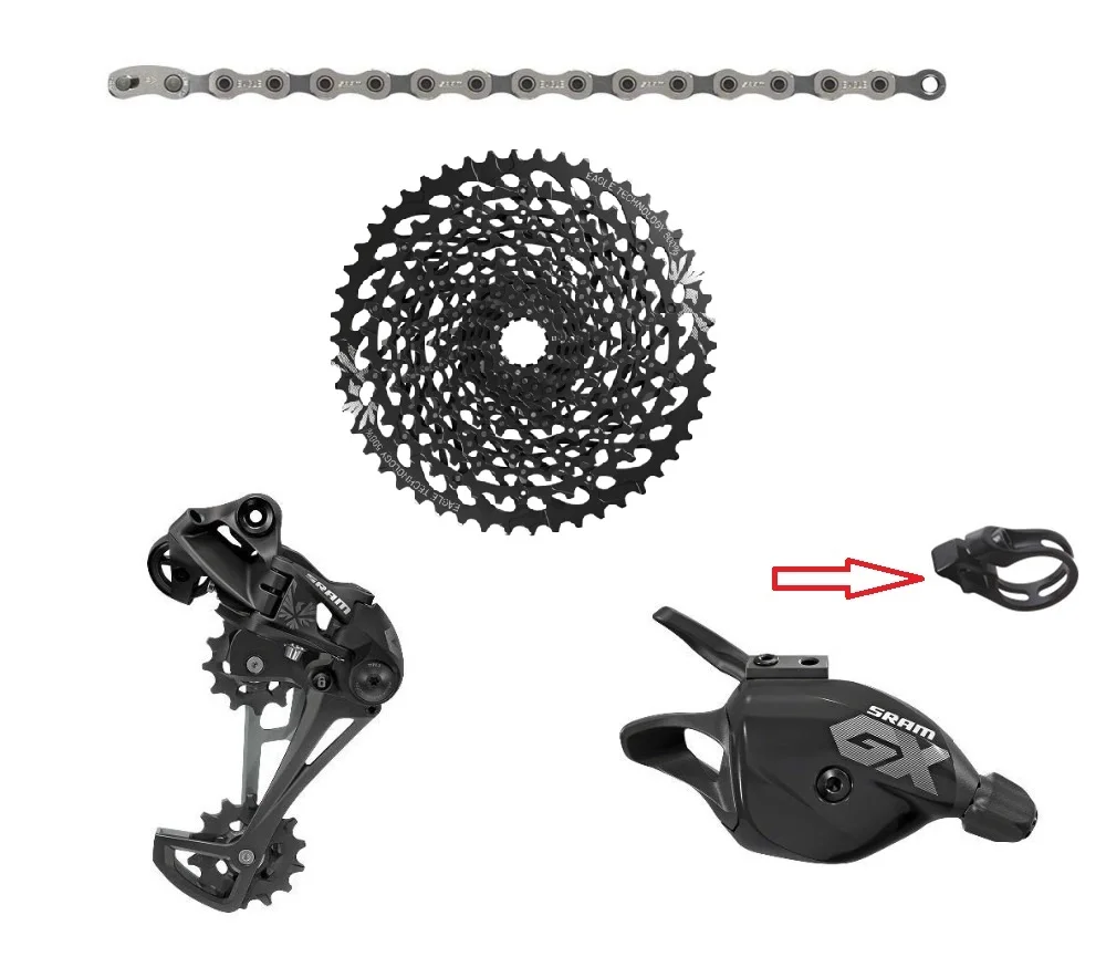 2017 SRAM GX EAGLE 1x12 10 50T 12 скоростной групповой набор триггерный переключатель передач