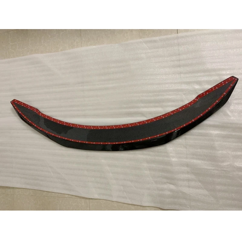 

Spoiler Carbon Fiber Rear Trunk Spoiler Black Finish For Tesla Model 3 2017 2018 2019 2020