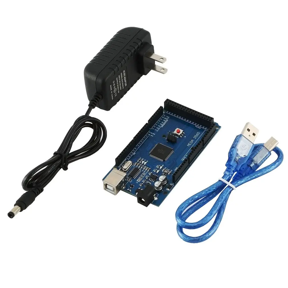 

MEGA 2560 R3 Board ATmega2560-16AU CH340G + USB Cable For Arduino For Starting With Electronics And Coding