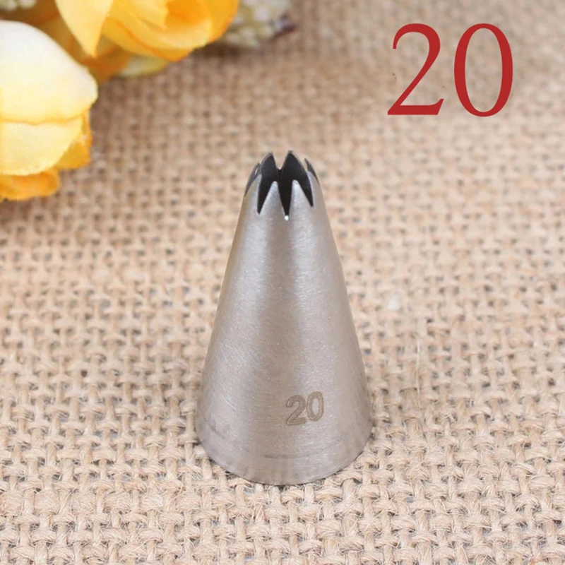 #20 DIY Глазурь из нержавеющей стали окантовки Кекс Торт кондитерский мешок для