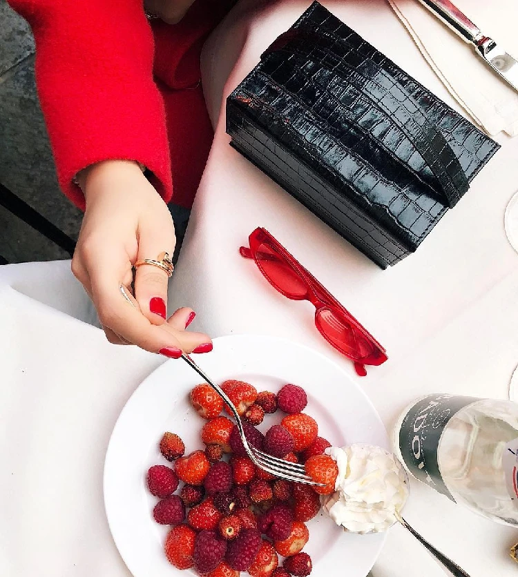 

Crocodile embossing real Leather totes bags Chain Patent leather mini box bag cow leather small shoulder bags