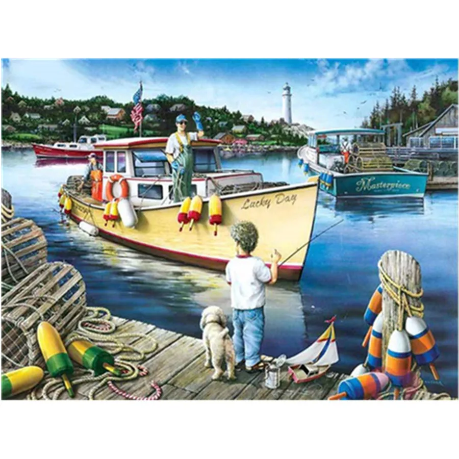 

5D Diy Diamond Painting Landscape Car Scenery Cross Stitch Diamond Embroidery Pattern Diamond Mosaic Home Decoration