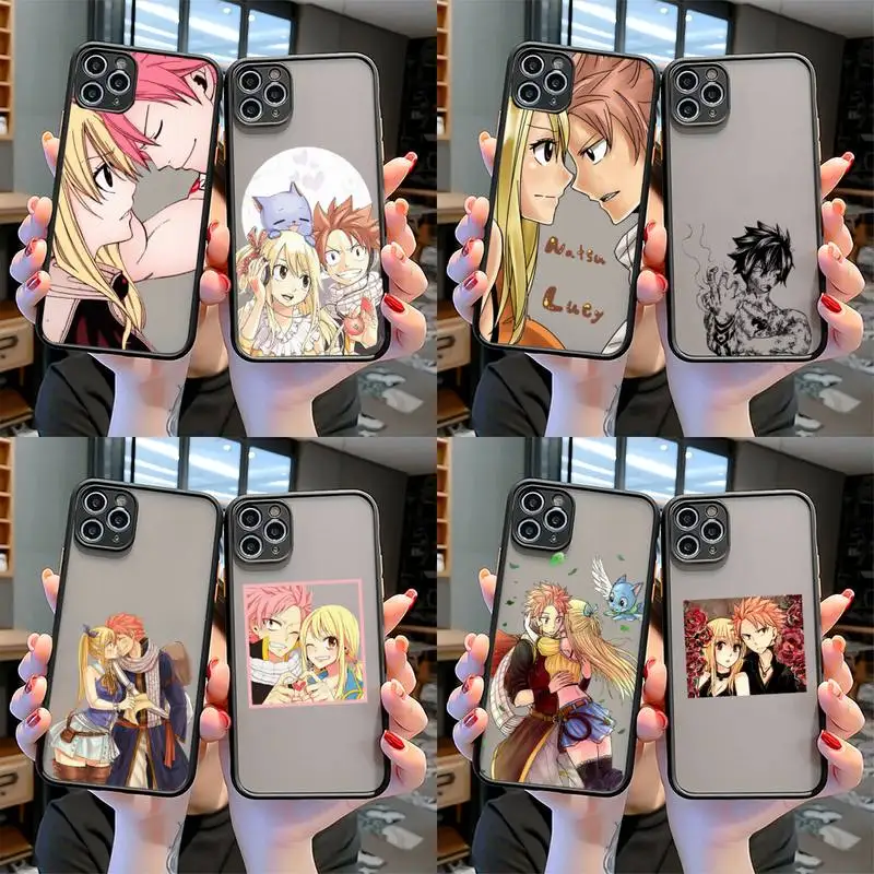 

YNDFCNB Anime Fairy Tail Phone Case for iPhone 11 12 mini pro XS MAX 8 7 6 6S Plus X 5S SE 2020 XR Matte case