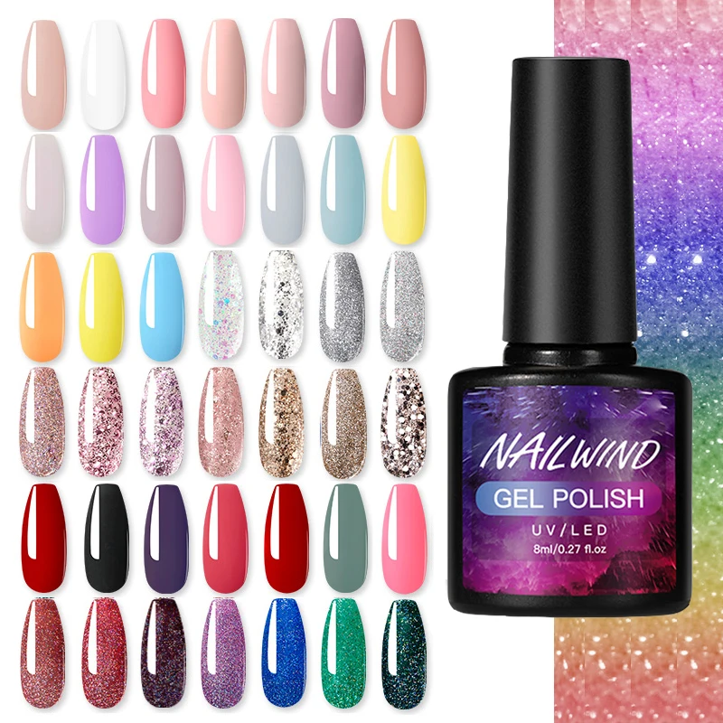 Гель NAILWIND снимает лак био Гели Soak off УФ светодиодный Гибридный Лаки гелевая