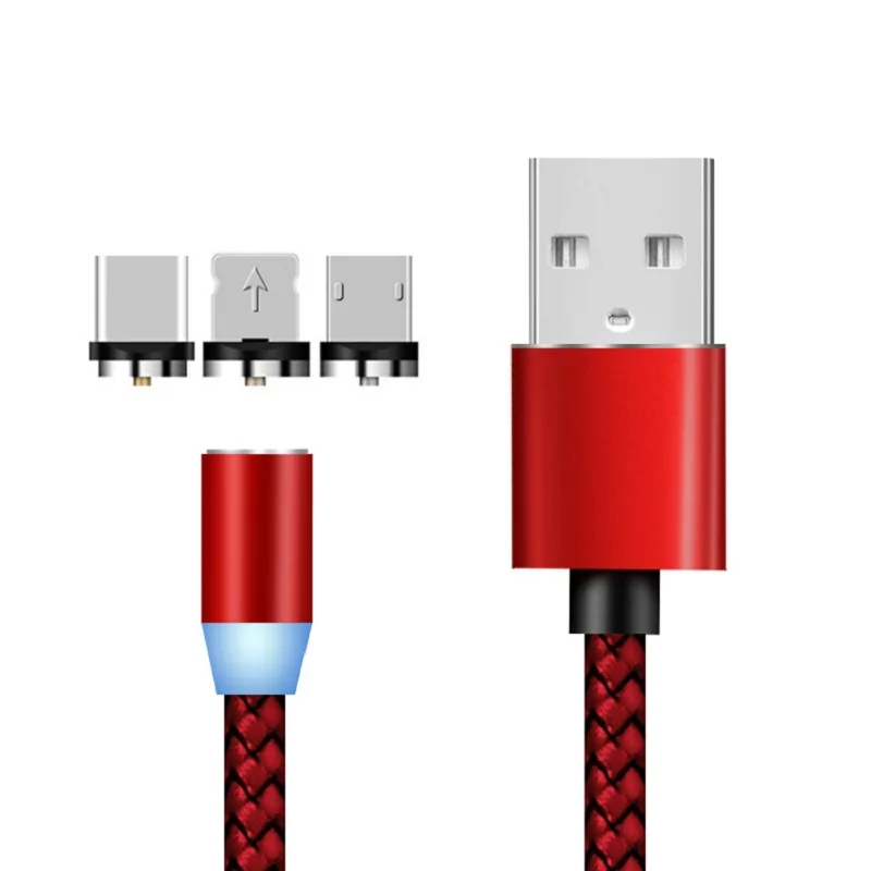 Магнитный кабель BiNFUL USB Type-C/Micro/Lightning для телефонов iPhone/Android 5 Вт 1/2 м | Мобильные