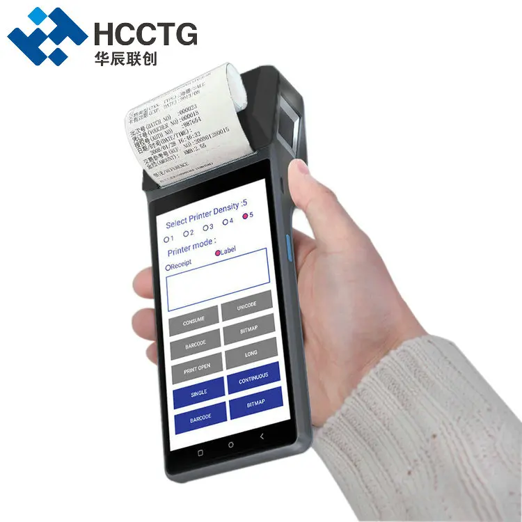 Qualcomm Octa-Core LCD сенсорный экран портативный 4G NFC POS терминал офлайн машина оплата (Z300)
