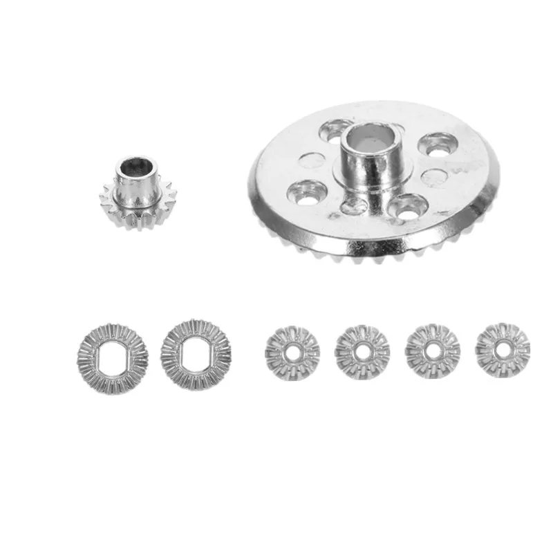 

Набор дифференциалов из сплава, 8 шт., 12T, 15T, 24T, 38T, модель автомобиля для хобби на радиоуправлении 1/18 Wltoys A959, A969, A979, A929, запасные части Hopup