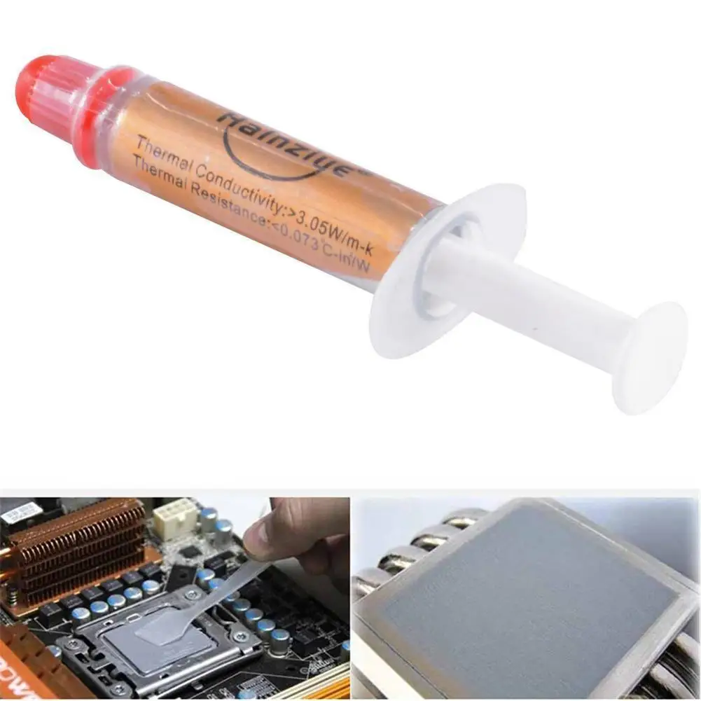 

1g HY610-TU10 Golden Thermal Grease Silicone Grease Grease Compound Chipset Conductive GPU Silicone Cooling Paste For CPU