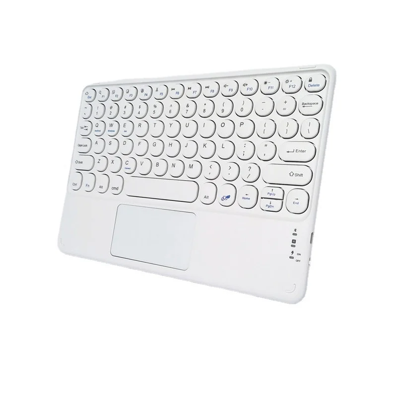 10 inch tablet phone is suitable for Apple Android Microsoft three system and round key touch Bluetooth keyboard enlarge