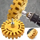 Автомобильный пневматические швартовые кранцы для ластик колесо колодки Обрезиненный диск наклейка ластик колеса автомобиля Стикеры жидкость для снятия чистящее средство для краски машины, полироль для автомобиля, вспомогательный инструмент