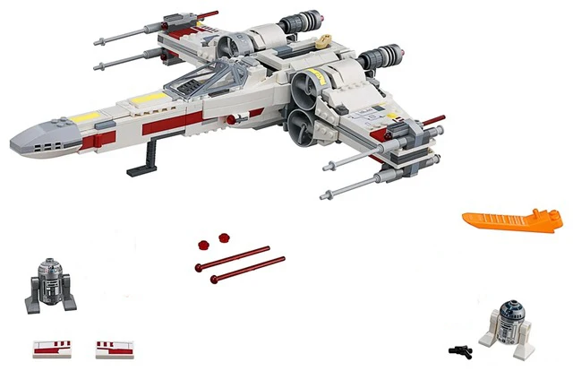 Звездные войны MOC X-wing истребитель микробойцов набор строительных блоков Кирпичи