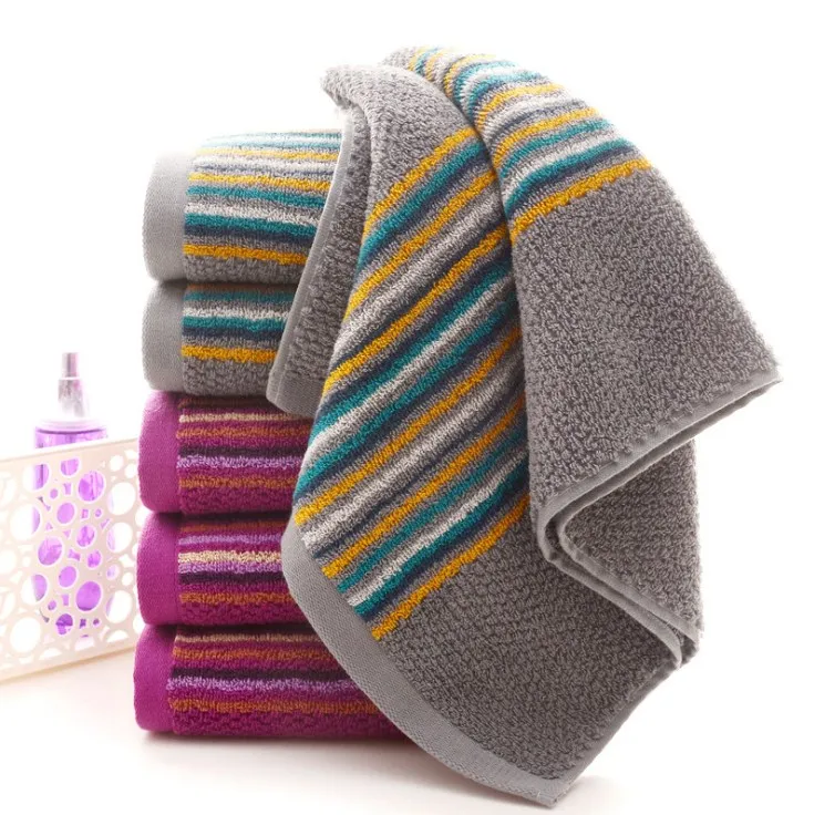 2 шт. мягкое Хлопковое полотенце для лица пляжные полотенца взрослых впитывающие