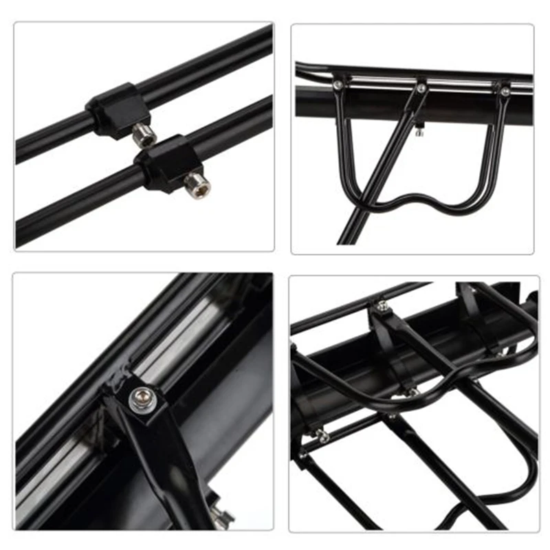 

Bike Rack Aluminum Alloy 50KG Luggage Rear Carrier Trunk for Bicycles MTB Bike Rear Shelf Cycling Bicycle Racks