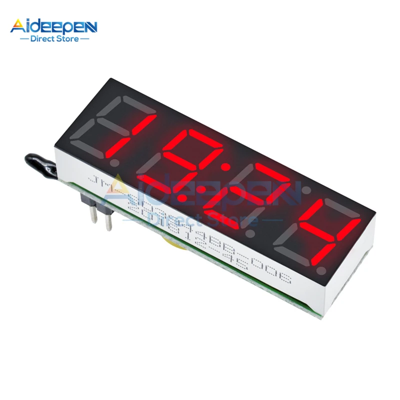 DC 5 V-30 V 3 в 1 светодиодный DS3231 DS3231SN цифровые часы Температура Напряжение модуль часы с градусником вольтметр доска красный/синий/зеленый