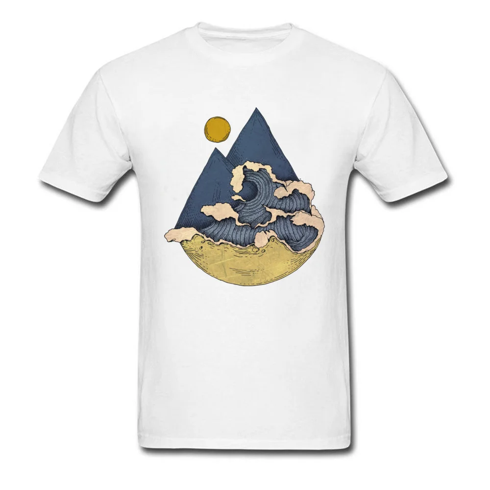 Мужская черная футболка в винтажном стиле с волнистым рисунком новинка 2018 летняя