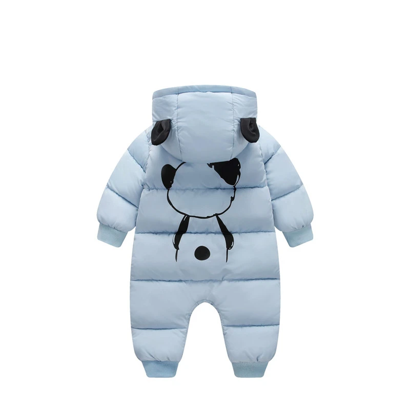 LILIGIRL/Одежда для маленьких мальчиков и девочек зимние комбинезоны с капюшоном