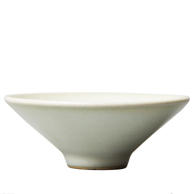 

ceramics all handmade Ru kiln tea cup Master Cup large tea cup Dou Li Cup opening piece Kung Fu tea set single cup