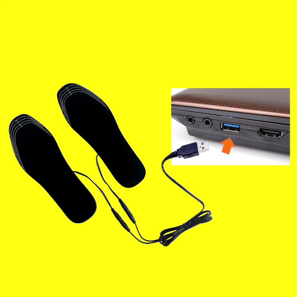 Мотоциклетные ботинки с подогревом Стелька USB для ног зимняя стельки носков