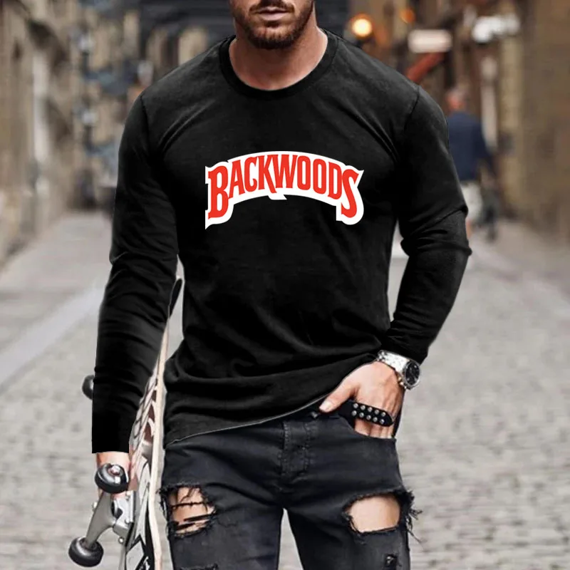 

Men 3D Digital PrinTing T-shirt Gradient Color Long Sleeve Quick Drying Slim Fit Top O-Neck Autumn And Winter Oversized Tee Shir