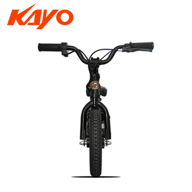 

KAYO Electric Bicycle For Children 120W 20N.M Fat Tyre 24V 2.6Ah Lithium Balance Bike Battery Beach Ebike 12TR 16tr Black