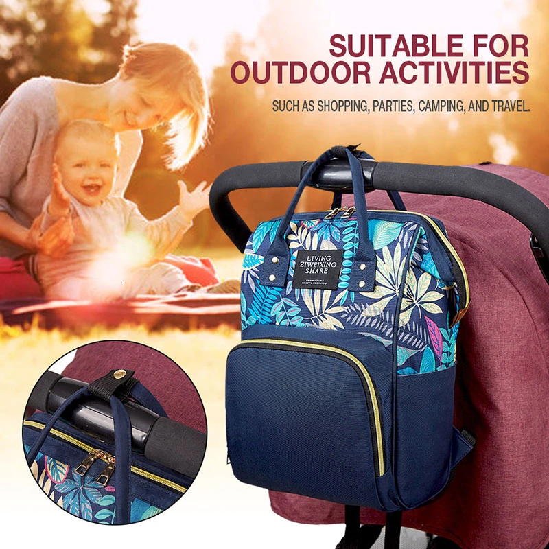 Сумка PA большой рюкзак для мам с защитой от кражи сумка подгузников мультяшная