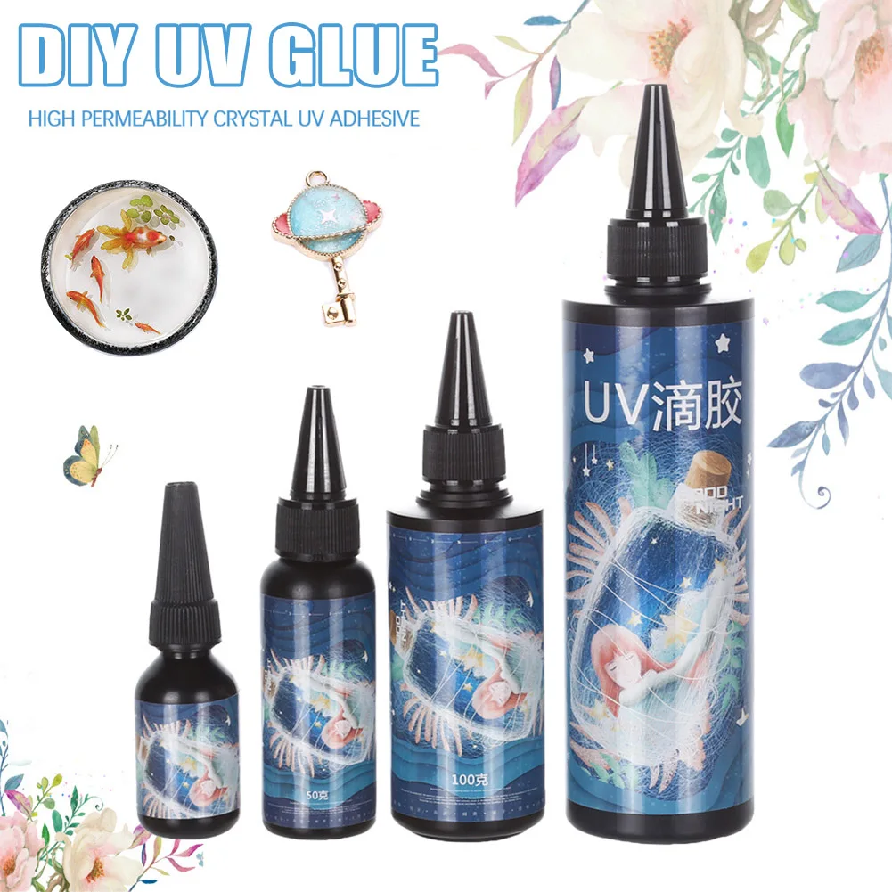 Resin Glue Curing Epoxy Hard UV Gel Sunlight for DIY Jewelry Making Casting Coating QJS Shop | Строительство и ремонт