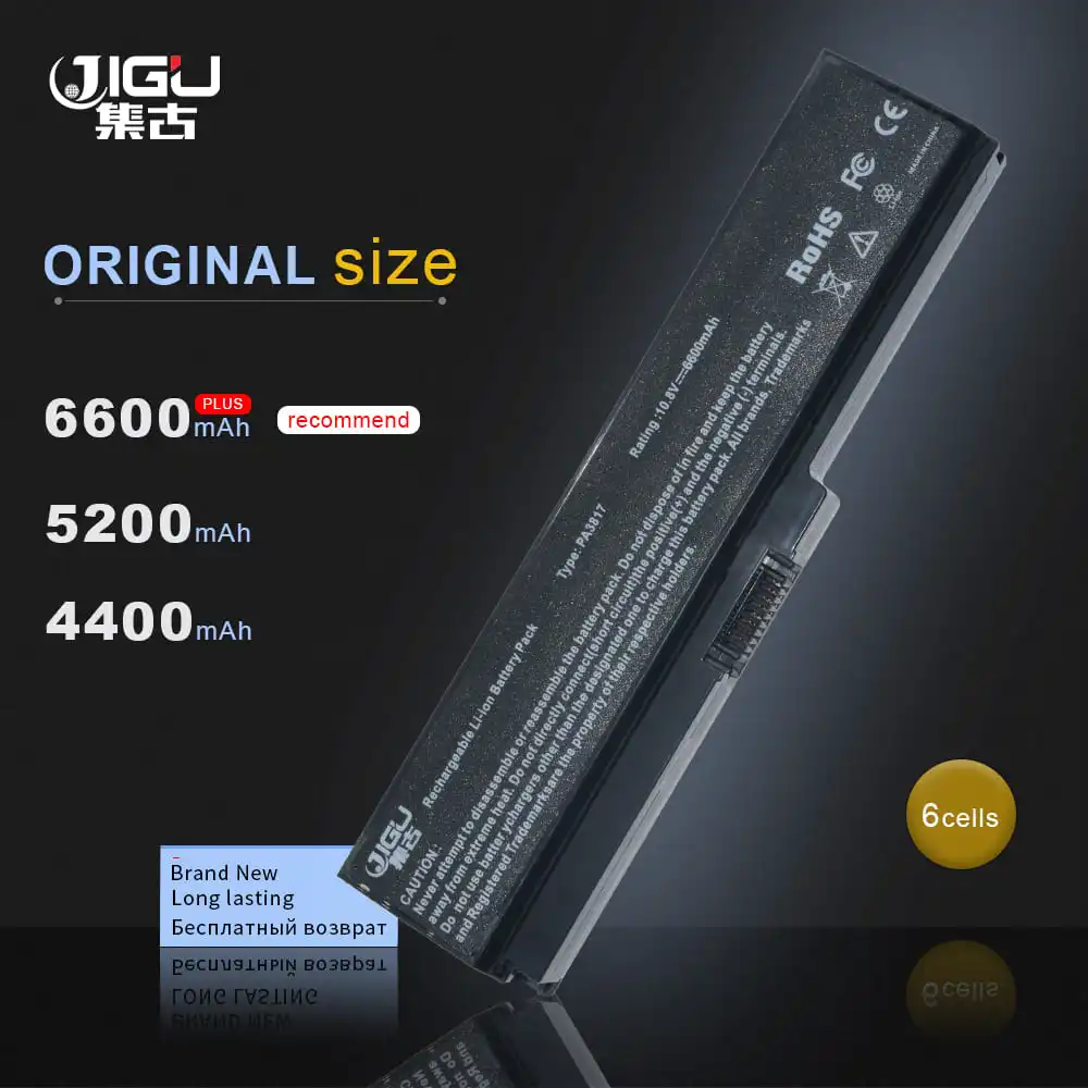 

JIGU Battery For TOSHIBA Satellite L750 L650 Series PA3816U-1BRS PA3817U-1BAS PA3817U-1BRS PA3818U-1BRS PA3819U-1BRS