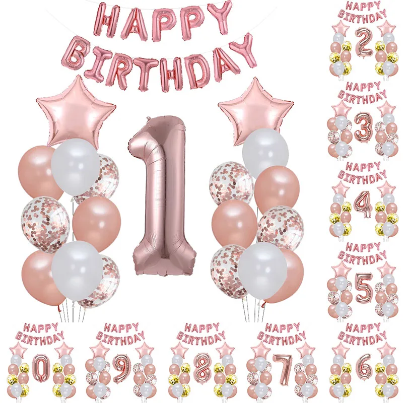 

16-дюймовый набор воздушных шаров на день рождения, товары вечерние, украшения, буквы, гелиевые фольгированные шары, шары для будущей мамы, ла...
