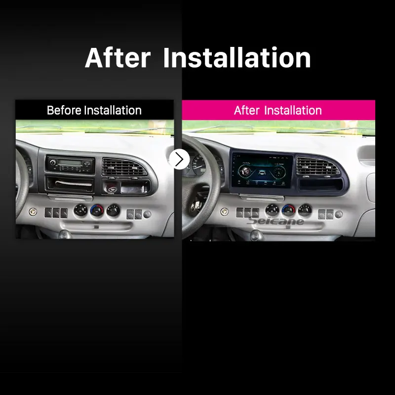 Seicane Android 9 1 автомобильный GPS-радиоприемник дюймов для 2010 2011-2016 Ford Transit Bluetooth HD