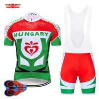 crossrider 2021 team hungary cycling jersey mtb bicycle clothing bike wear clothes mens short gel bib sets maillot culotte suit
