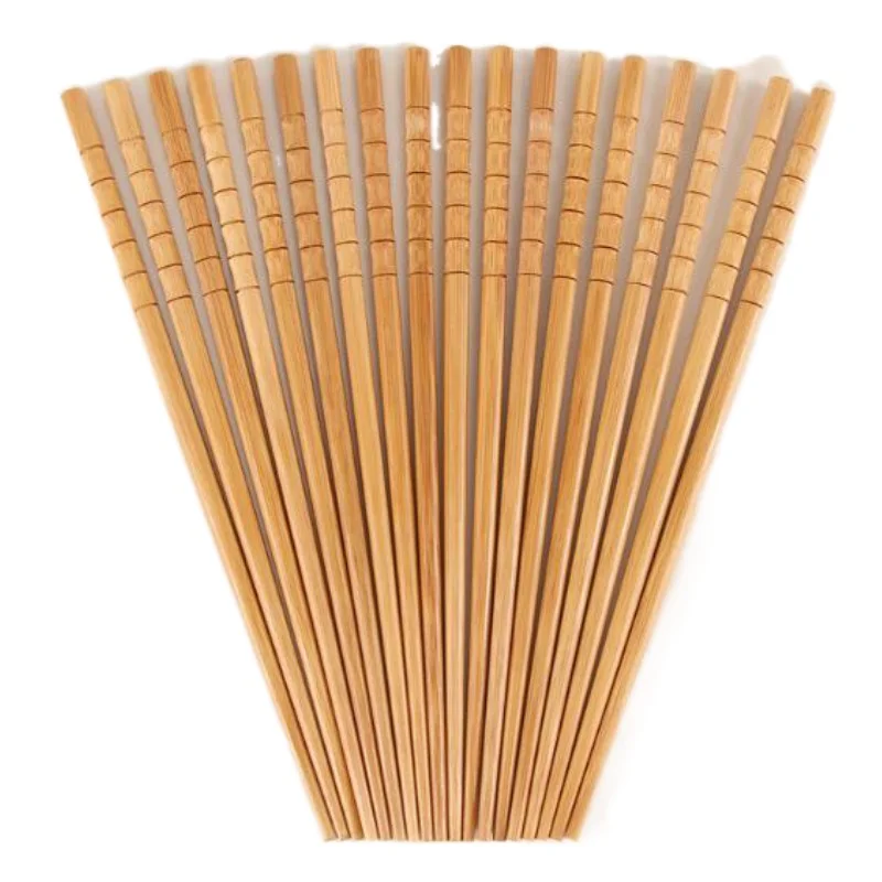 

5 Pairs Handmade Natural Bamboo Wood Chopsticks Healthy Chinese Carbonization Chop Sticks Reusable Sushi Food Stick Tableware