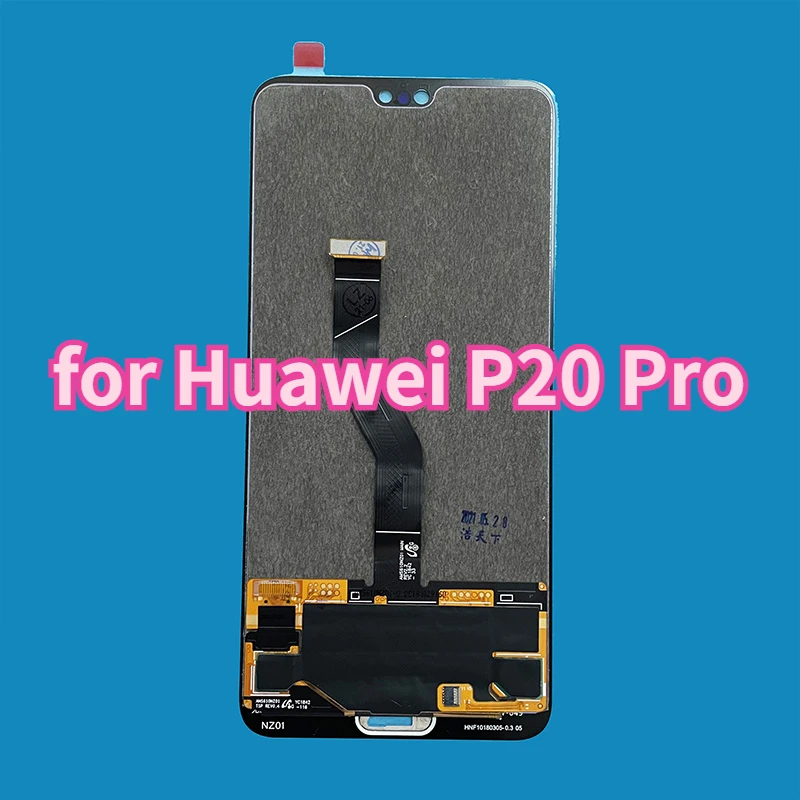 

Сменный ЖК-дисплей для Huawei P20 Pro CLT-L09 CLT-L29 ЖК-дисплей с сенсорным экраном и дигитайзером в сборе со сканером отпечатков пальцев 6,1 дюйма