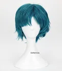 Парик для косплея Сейлор Меркьюри Mizuno Ami, короткие волосы светло-голубого цвета, термостойкие синтетические волосы, парик с шапочкой