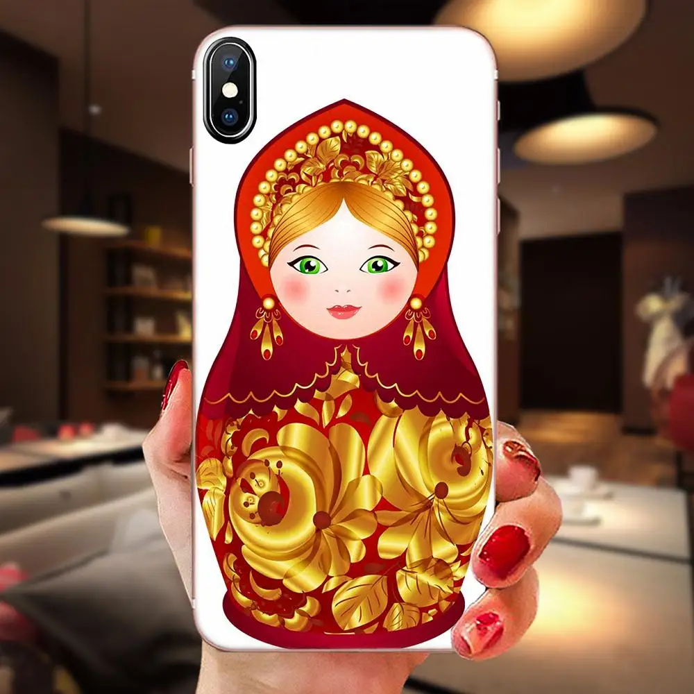 Русские куклы цветок для huawei Honor 4C 5A 5C 5X6 6A 6X7 7A 7C 7X8 8C 8S 9 10 10i 20 20i Lite Pro Чехол телефона
